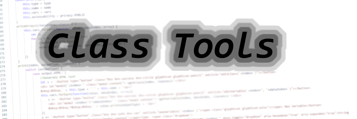 Class Tools